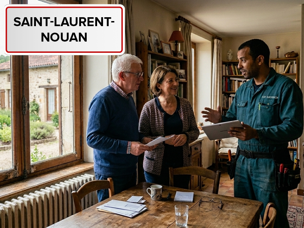 Installation de pompe à chaleur à Saint-Laurent-Nouan (41220) en Loir-et-Cher