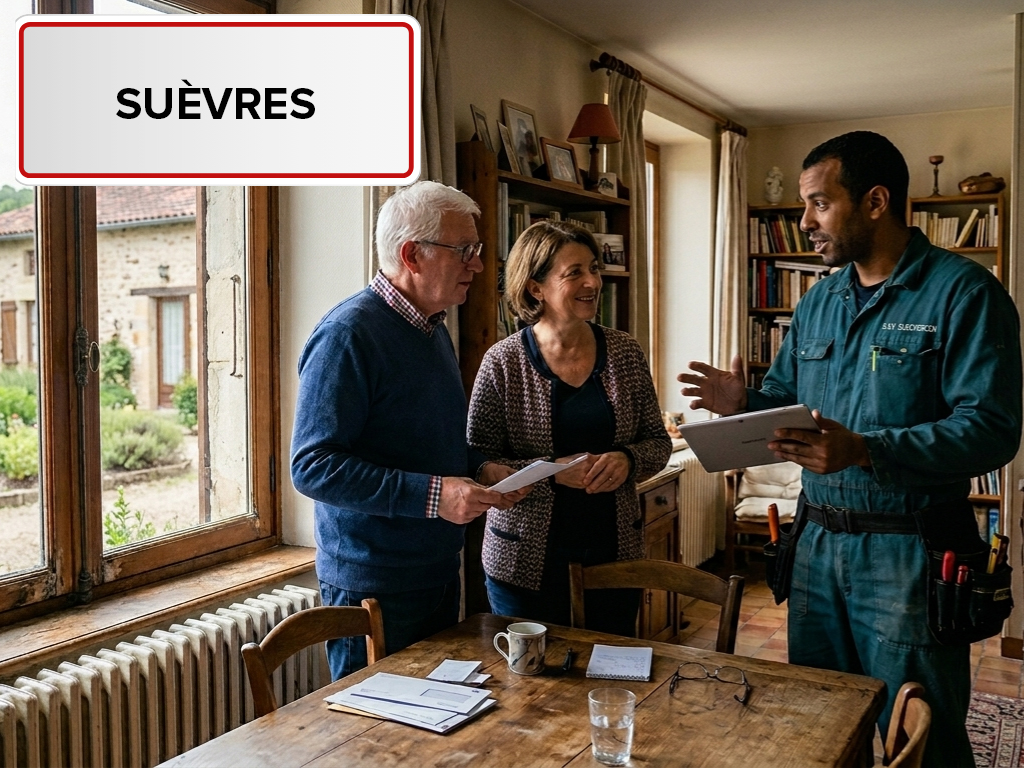 Installation de pompe à chaleur à Suèvres (41500) en Loir-et-Cher